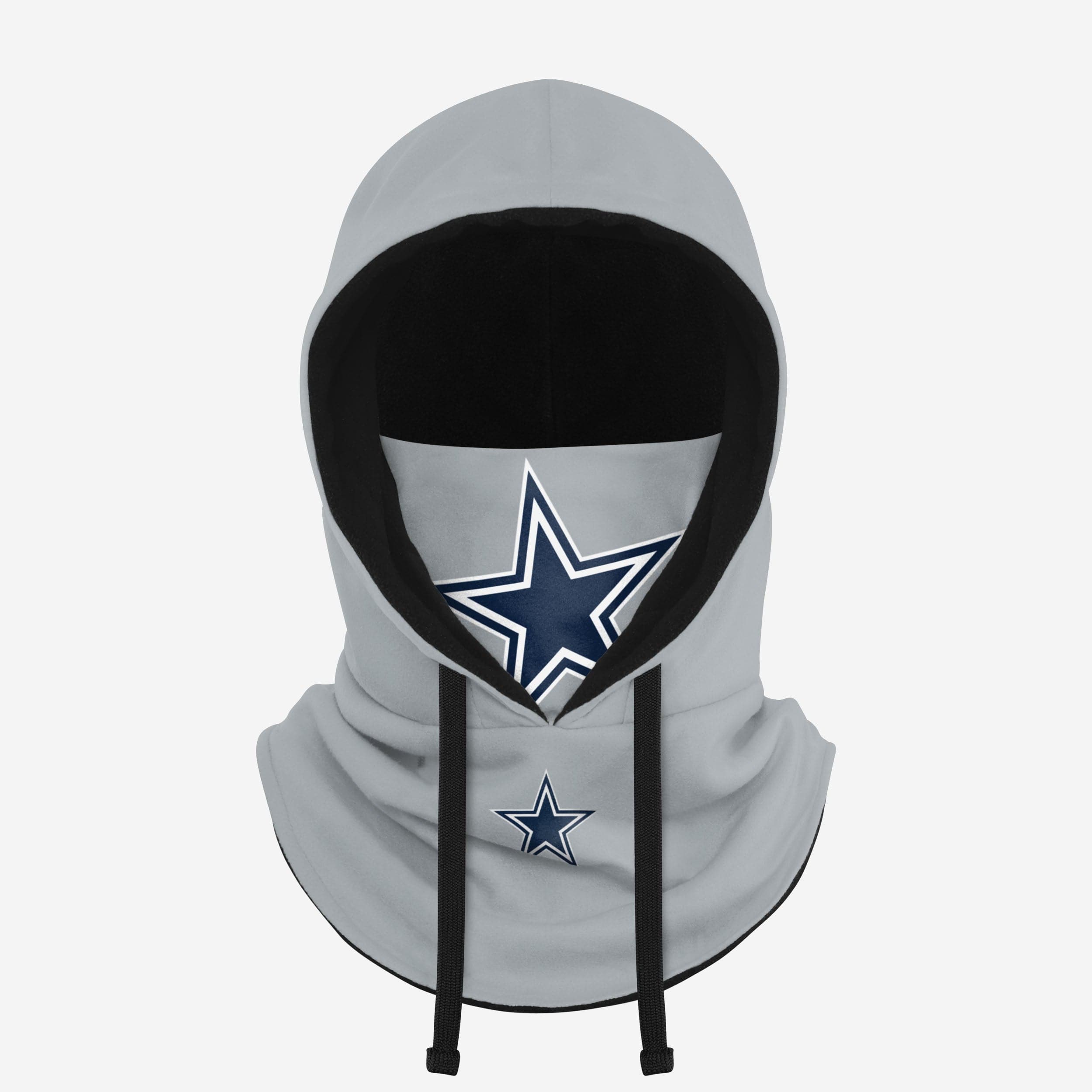 Dallas Cowboys Alternate Team Color Drawstring Hooded Gaiter Fan Gear For Men And Women