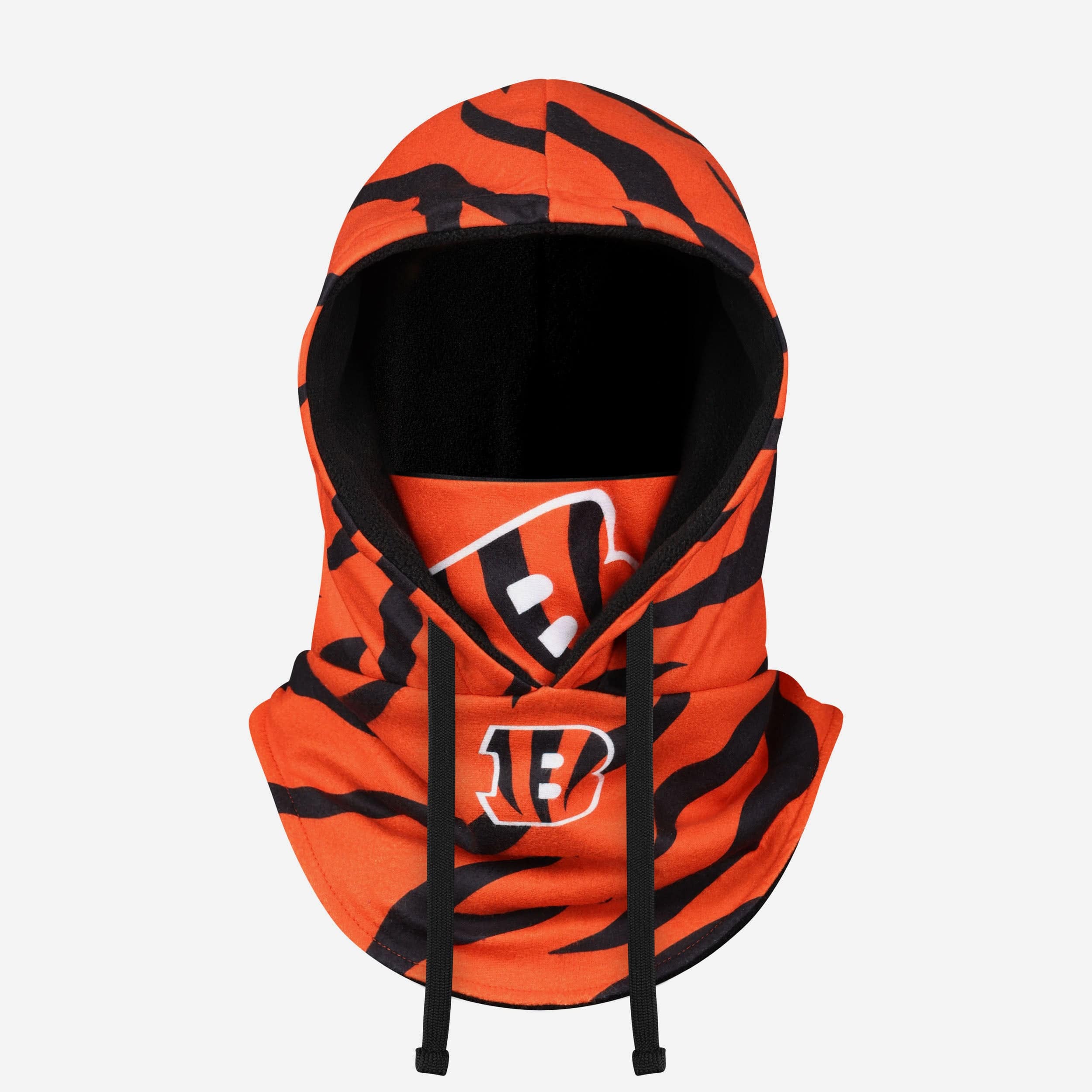 Cincinnati Bengals Alternate Team Color Drawstring Hooded Gaiter Fan Gear For Men And Women