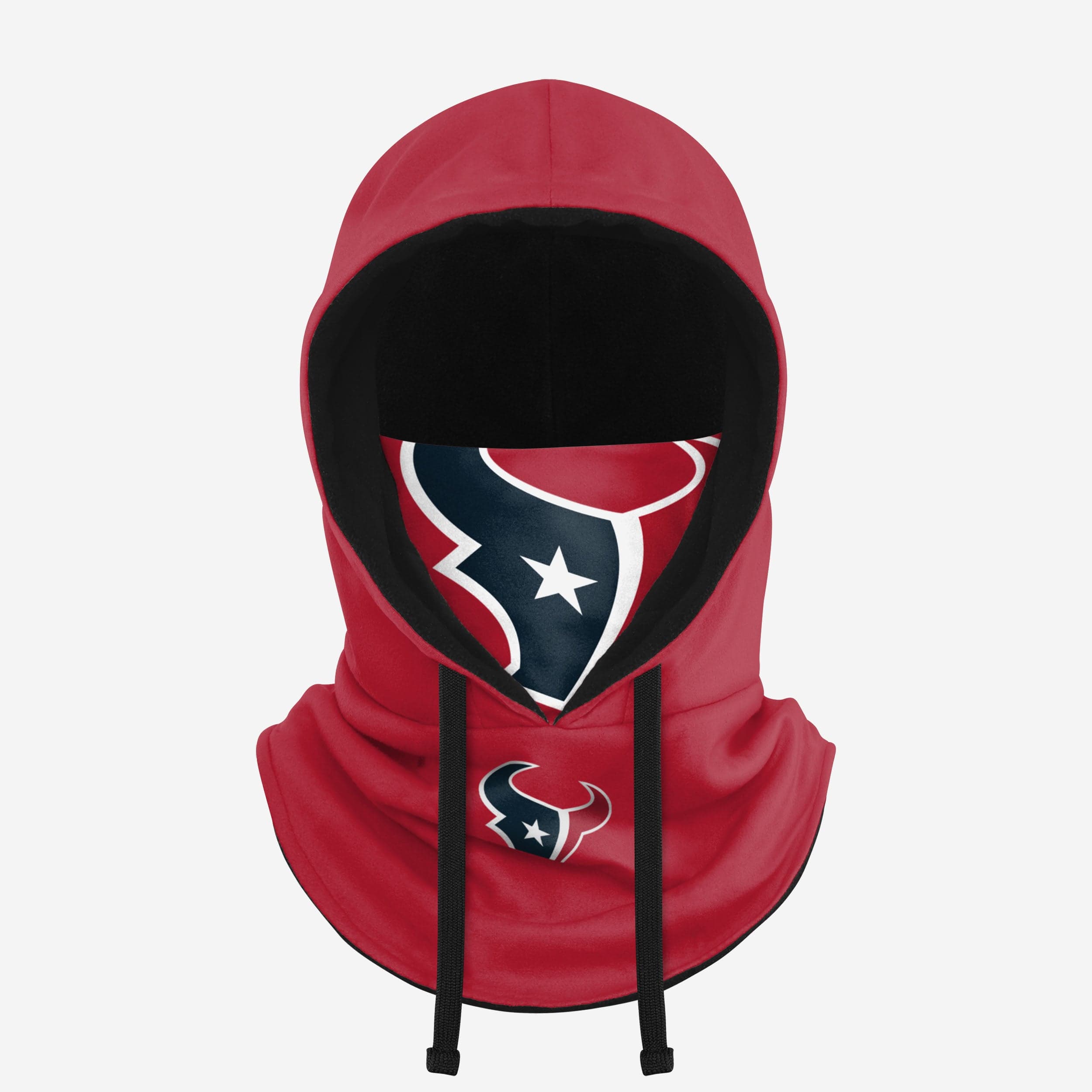 Houston Texans Alternate Team Color Drawstring Hooded Gaiter Fan Gear For Men And Women