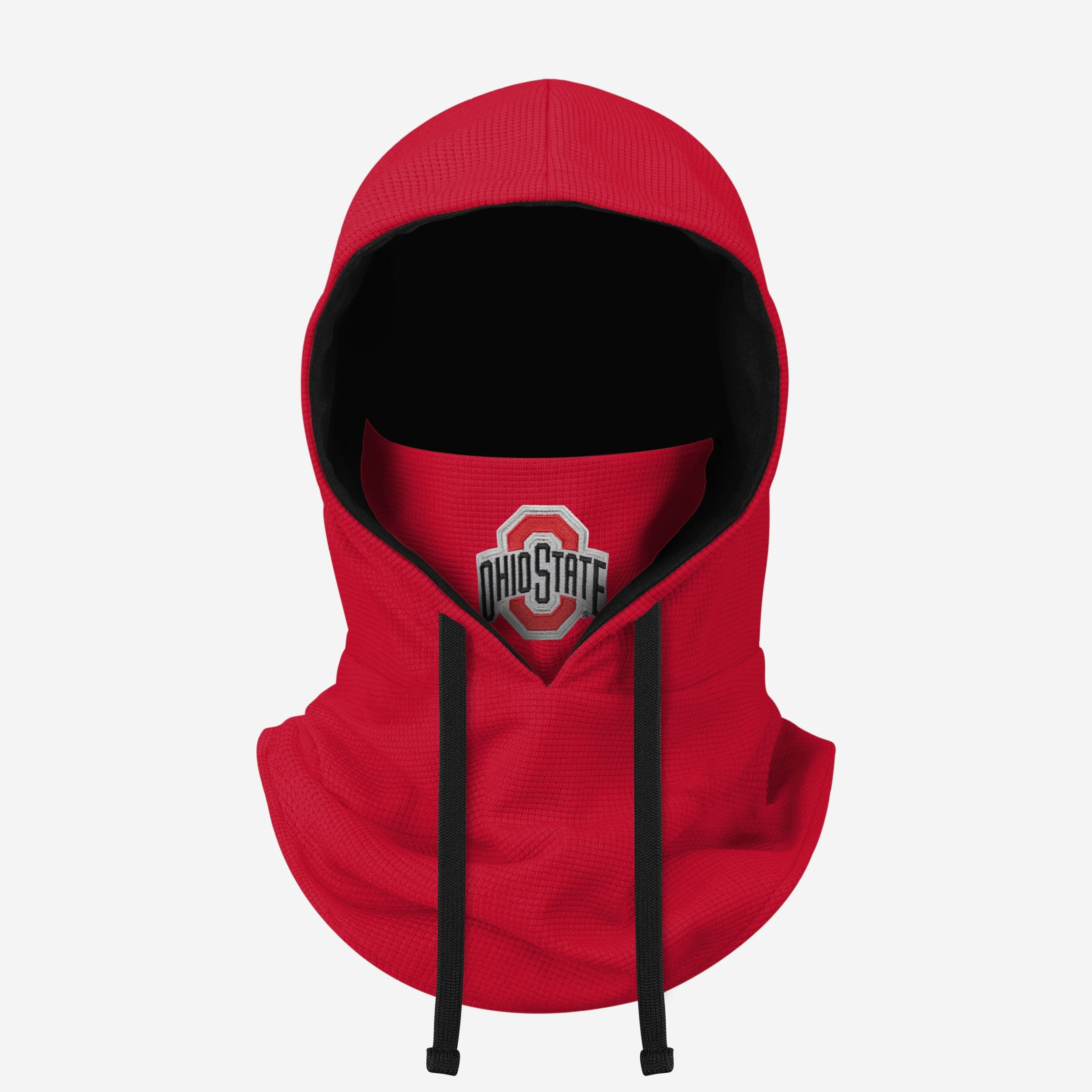 Ohio State Buckeyes Waffle Drawstring Hooded Gaiter Fan Gear For Men And Women