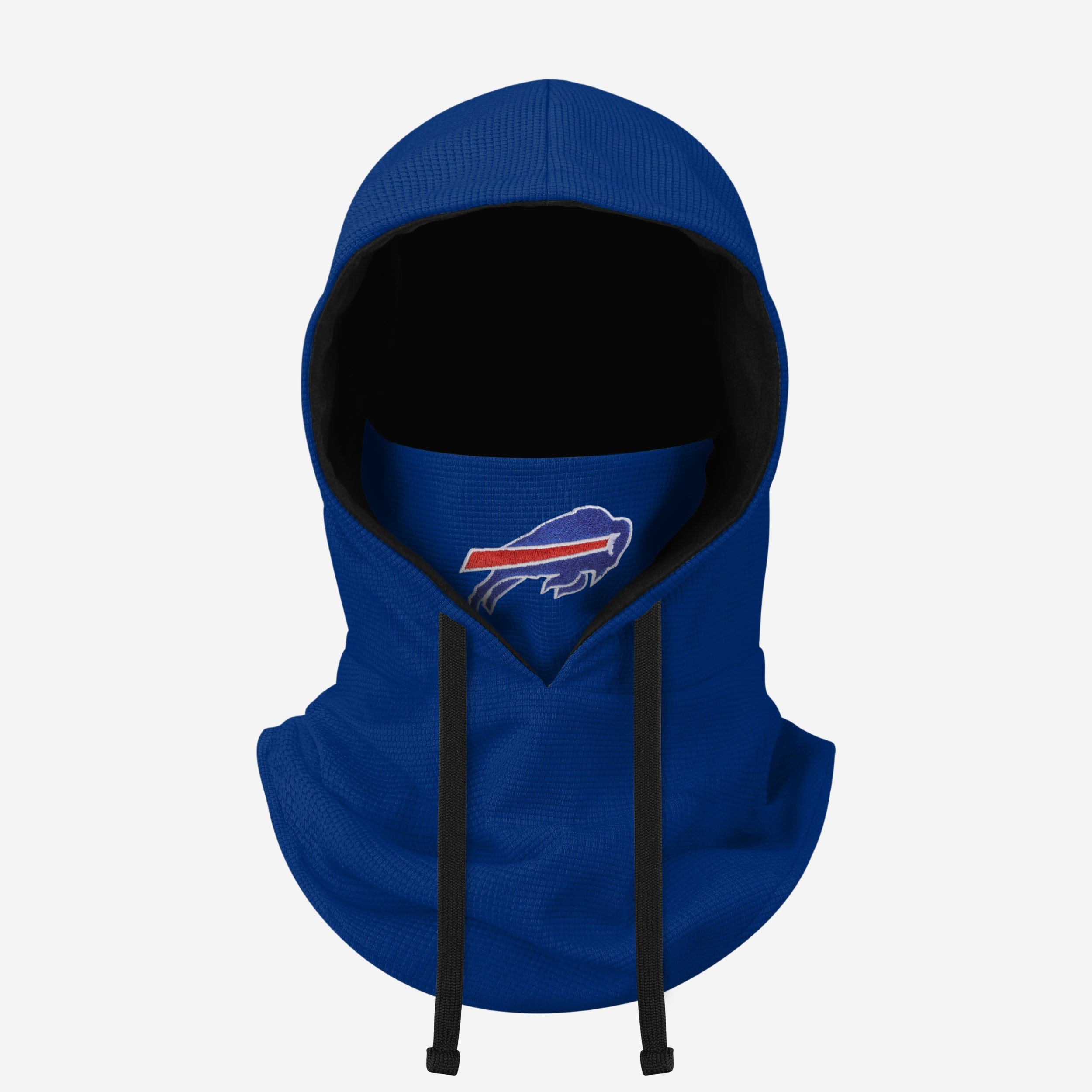 Buffalo Bills Waffle Drawstring Hooded Gaiter Fan Gear For Men And Women