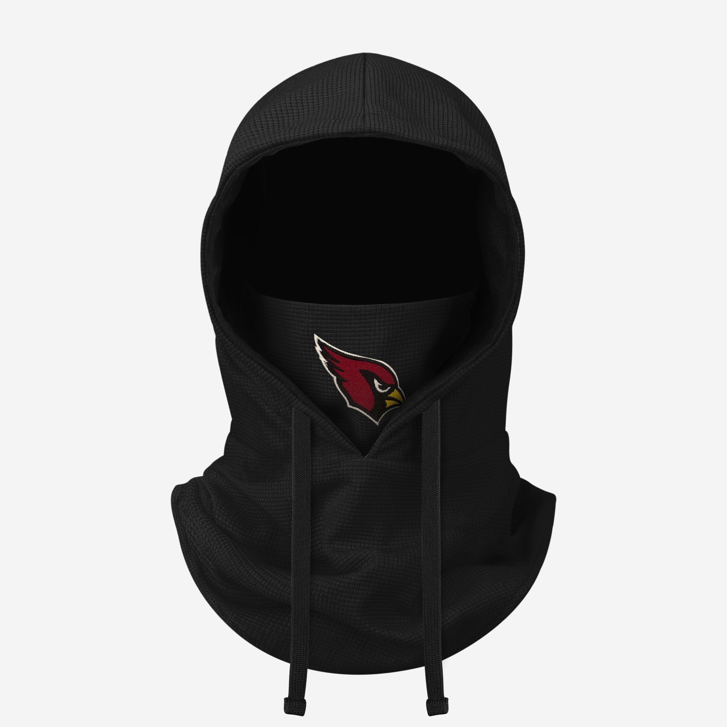Arizona Cardinals Waffle Drawstring Hooded Gaiter Fan Gear For Men And Women