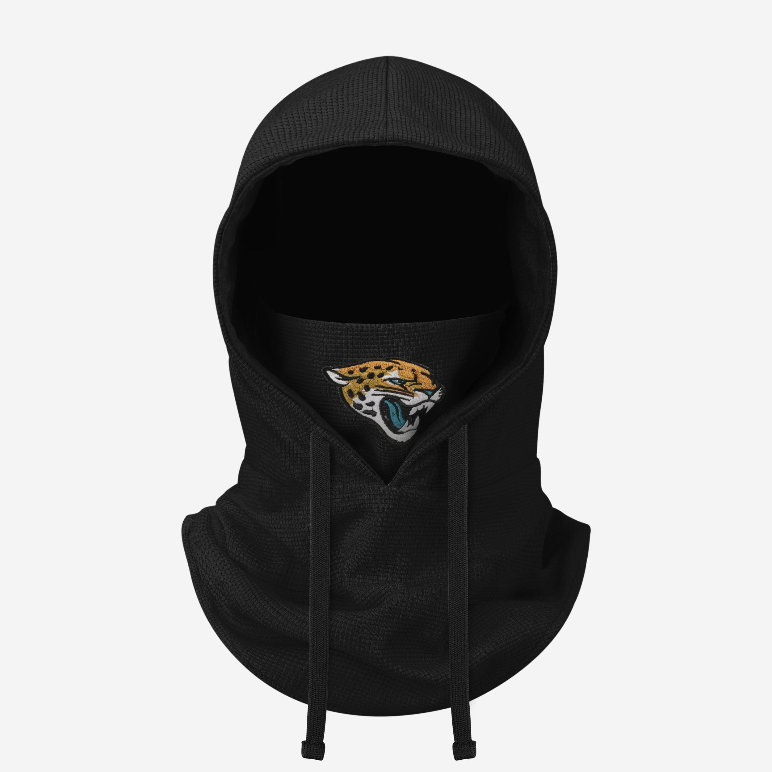 Jacksonville Jaguars Waffle Drawstring Hooded Gaiter Fan Gear For Men And Women