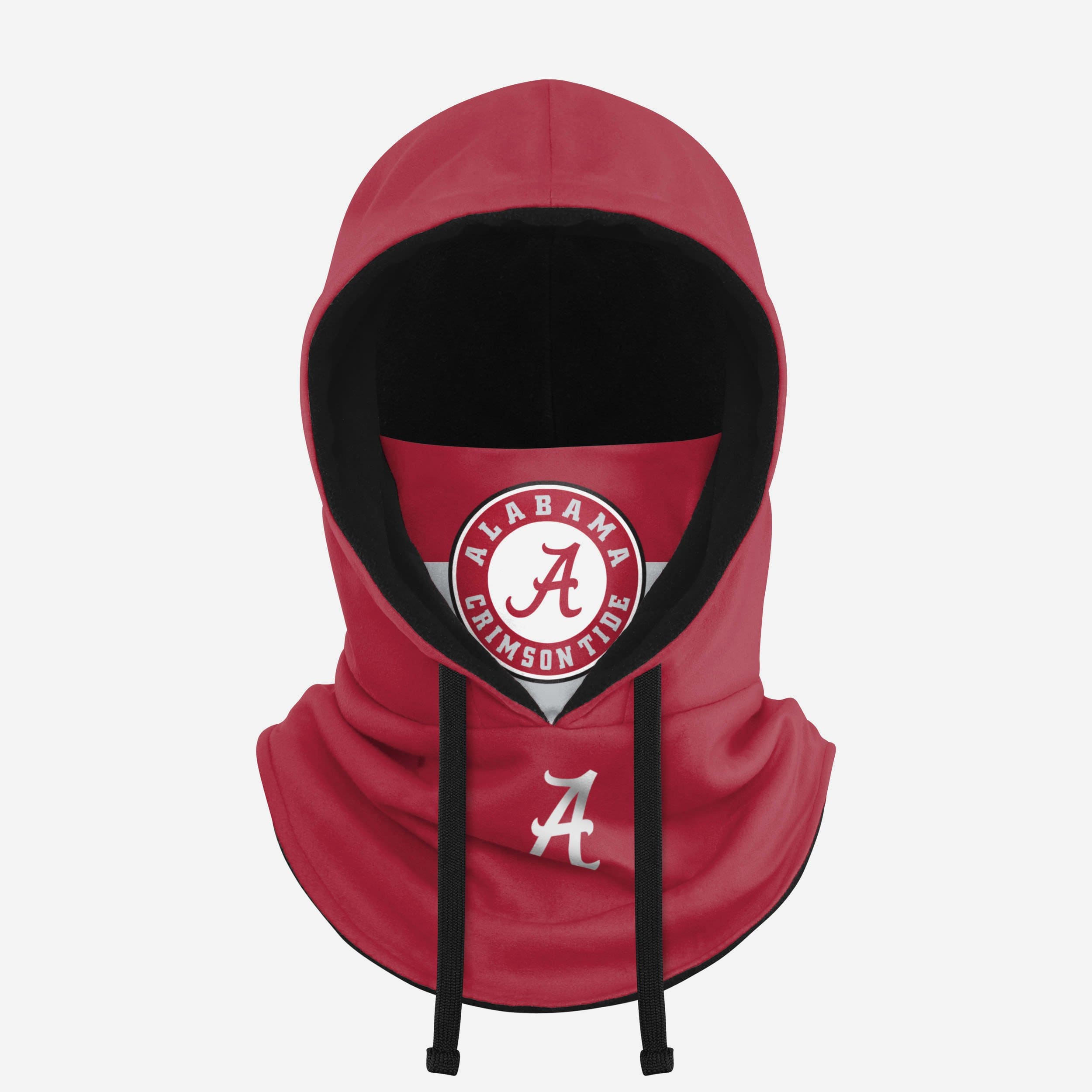 Alabama Crimson Tide Drawstring Hooded Gaiter Fan Gear For Men And Women