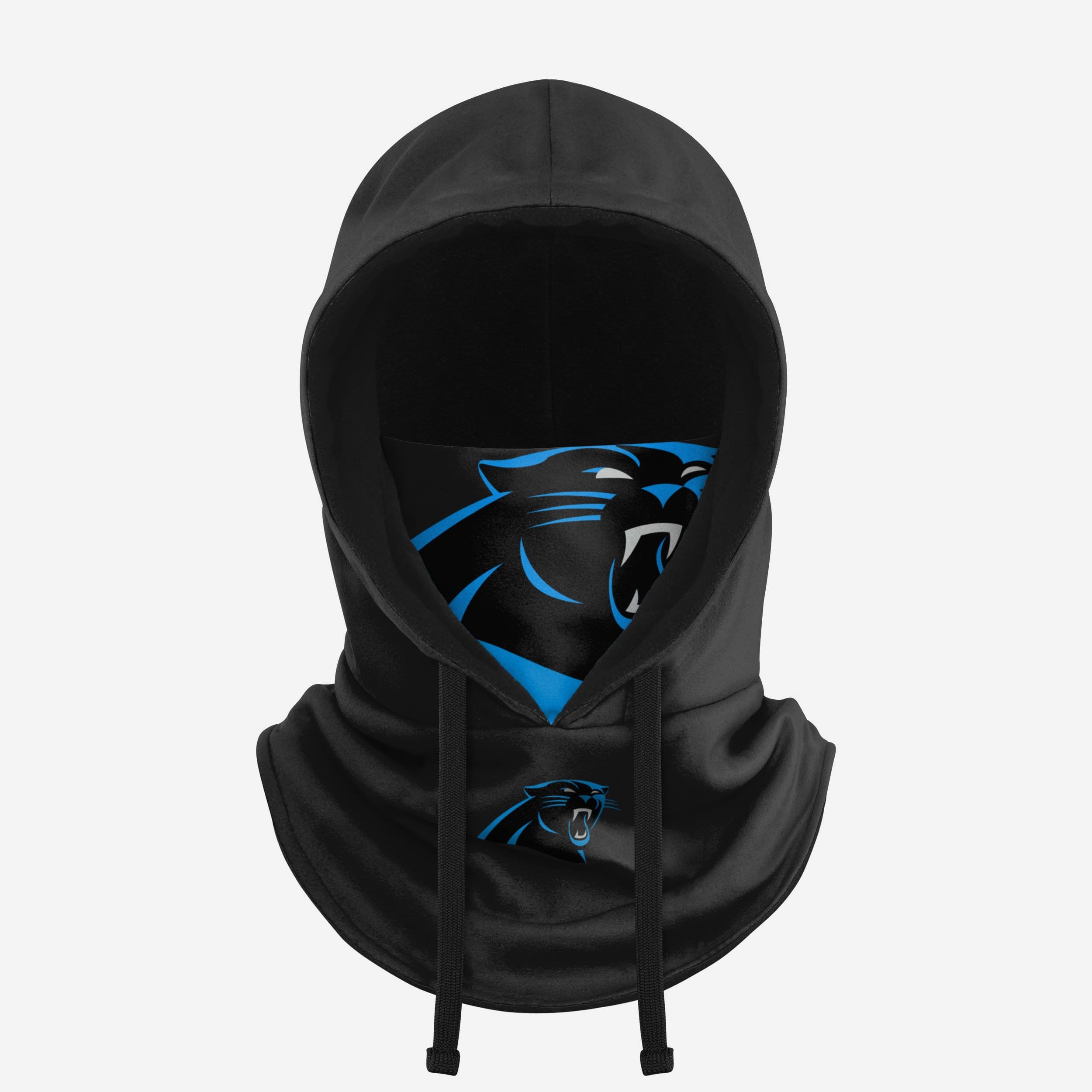 Carolina Panthers Nfl Drawstring Hooded Gaiter Fan Gear For Men And Women