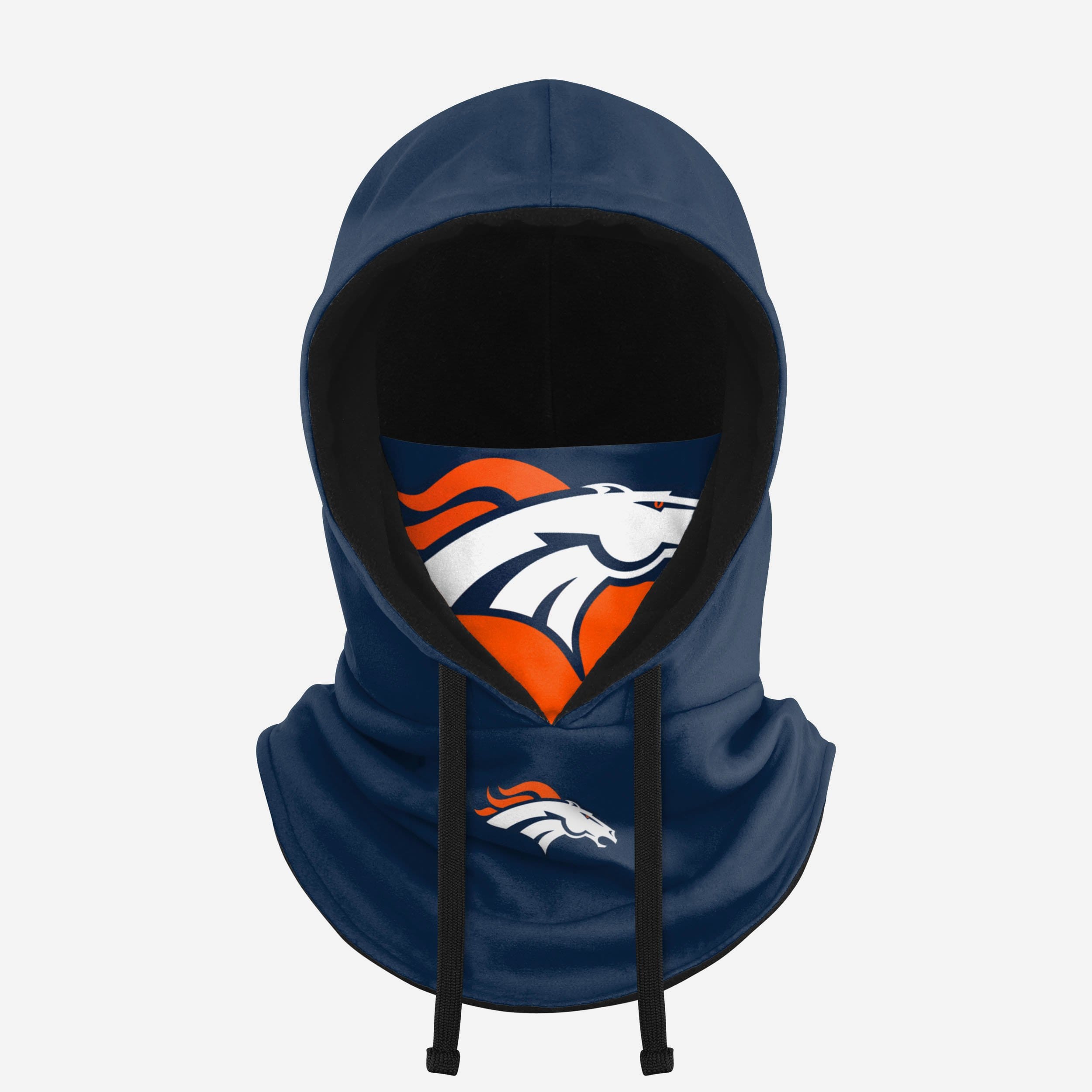 Denver Broncos Nfl Drawstring Hooded Gaiter Fan Gear For Men And Women