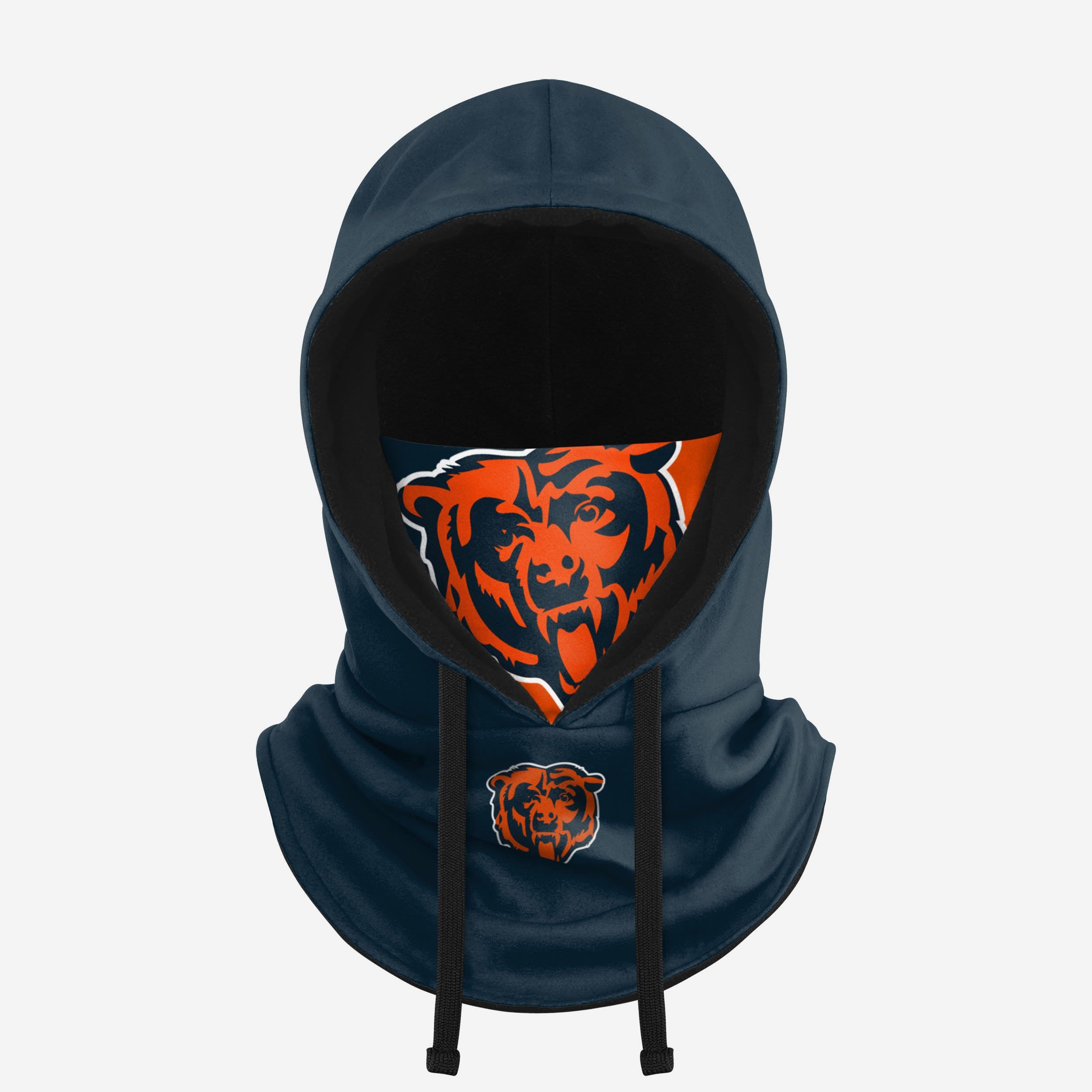 Chicago Bears Nfl Drawstring Hooded Gaiter Fan Gear For Men And Women