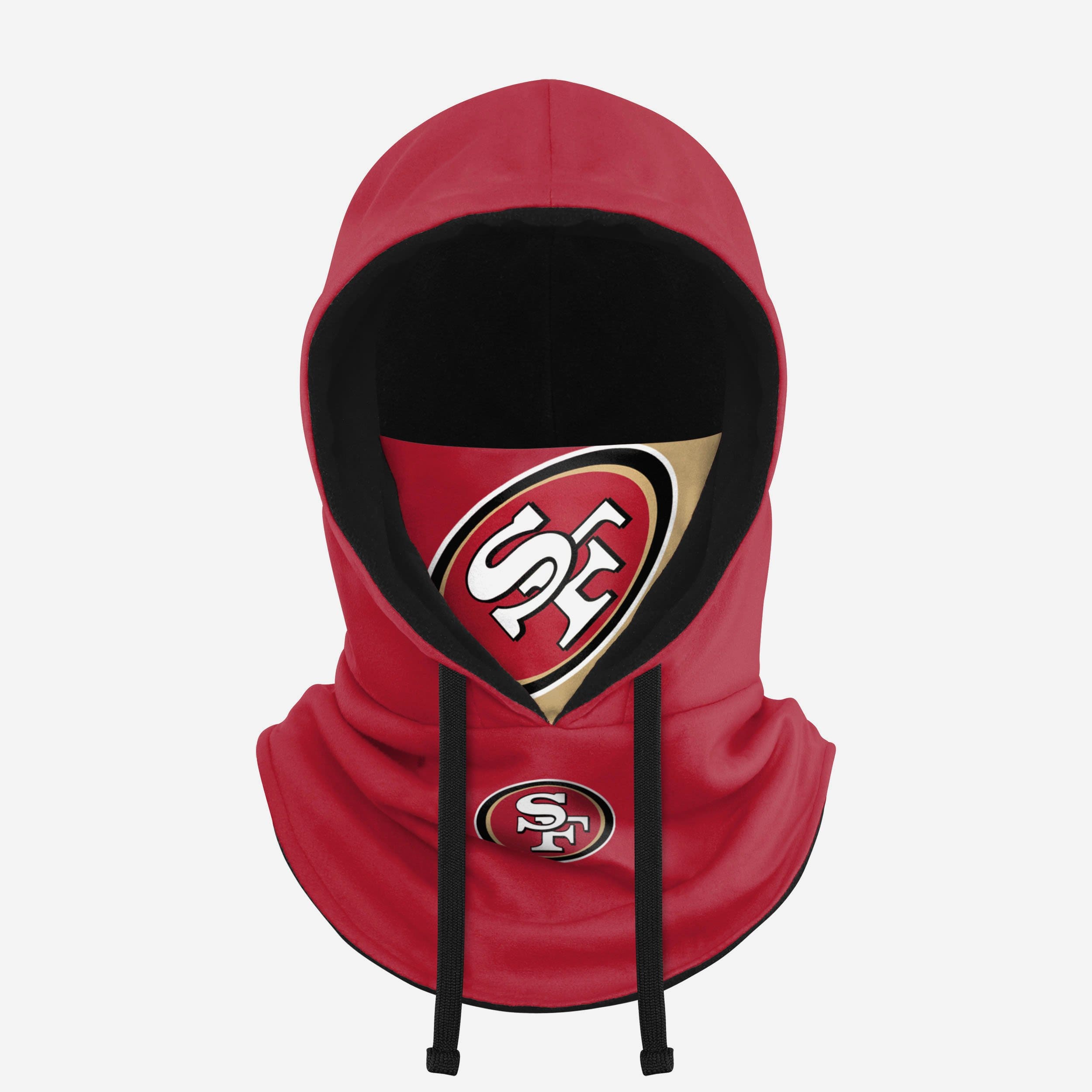 San Francisco 49Ers Drawstring Hooded Gaiter Fan Gear For Men And Women