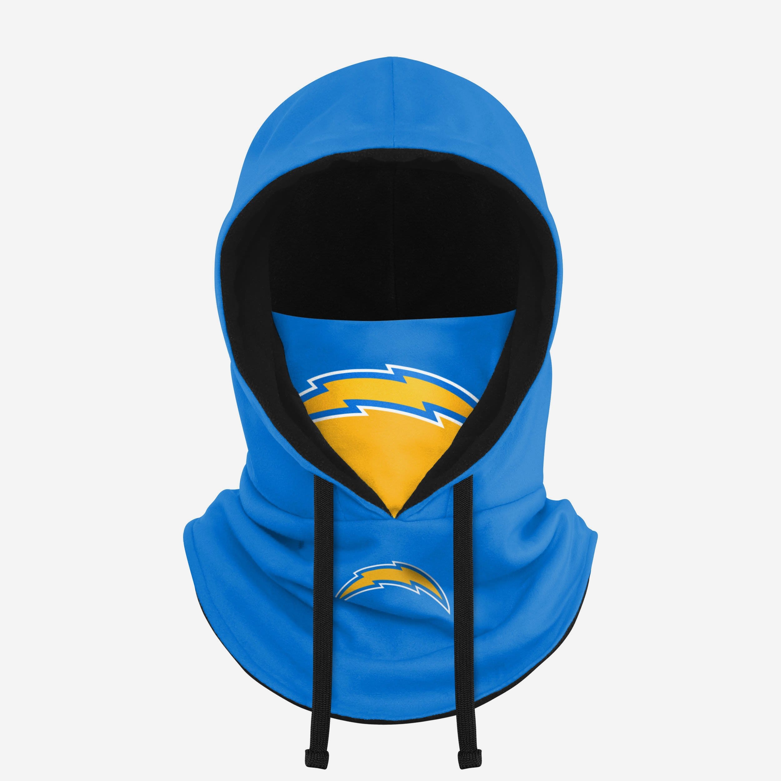 Los Angeles Chargers Drawstring Hooded Gaiter Fan Gear For Men And Women