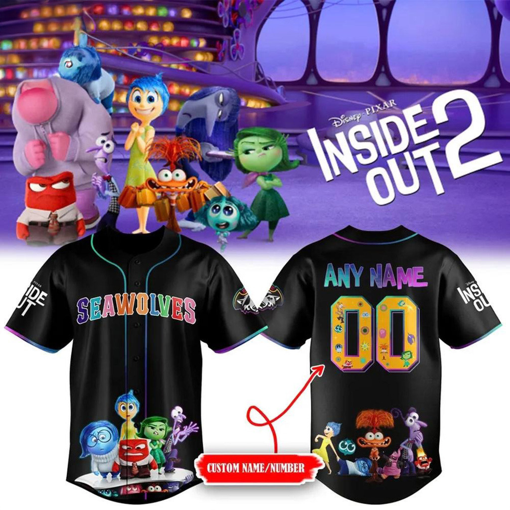 Erie SeaWolves x Inside Out 2 Baseball Jersey For Men And Women