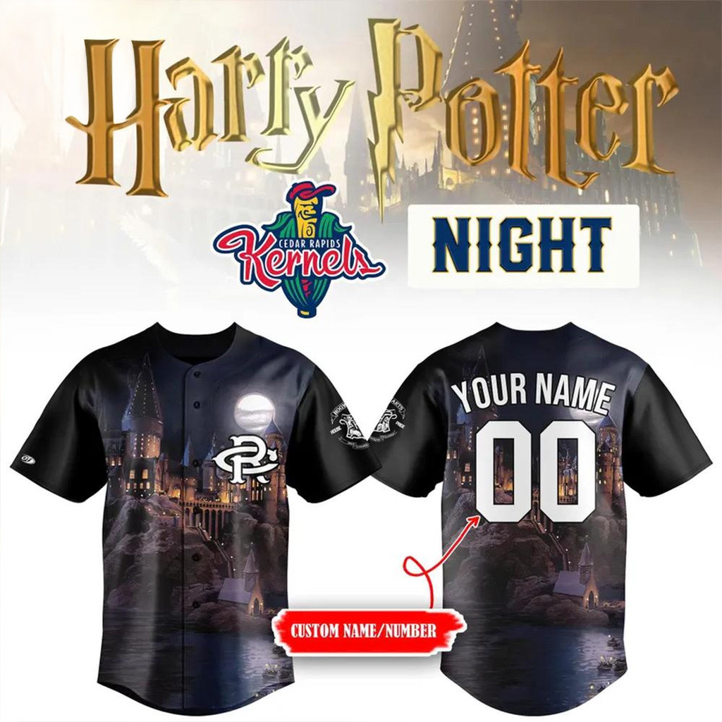 Cedar Rapids Kernels 2025 Harry Potter Night Baseball Jersey Custom