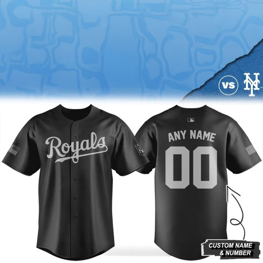Custom Kansas City Royals X Military Day Special Baseball Jersey 2025