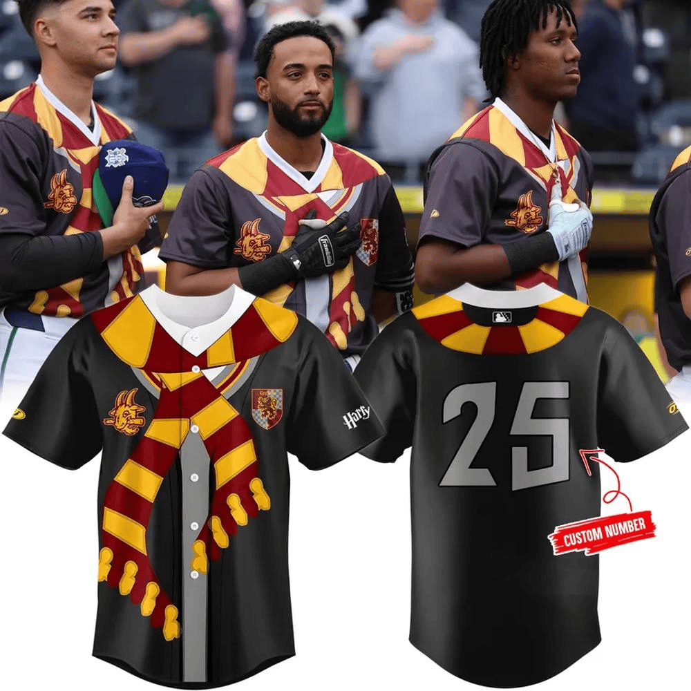 Hartford Yard Goats x Harry Potter Baseball Jersey For Men And Women