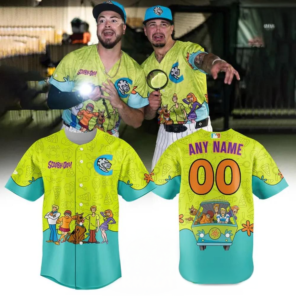 Personalized Milb Charlotte Knights Scooby Doo Night Special Baseball Jersey
