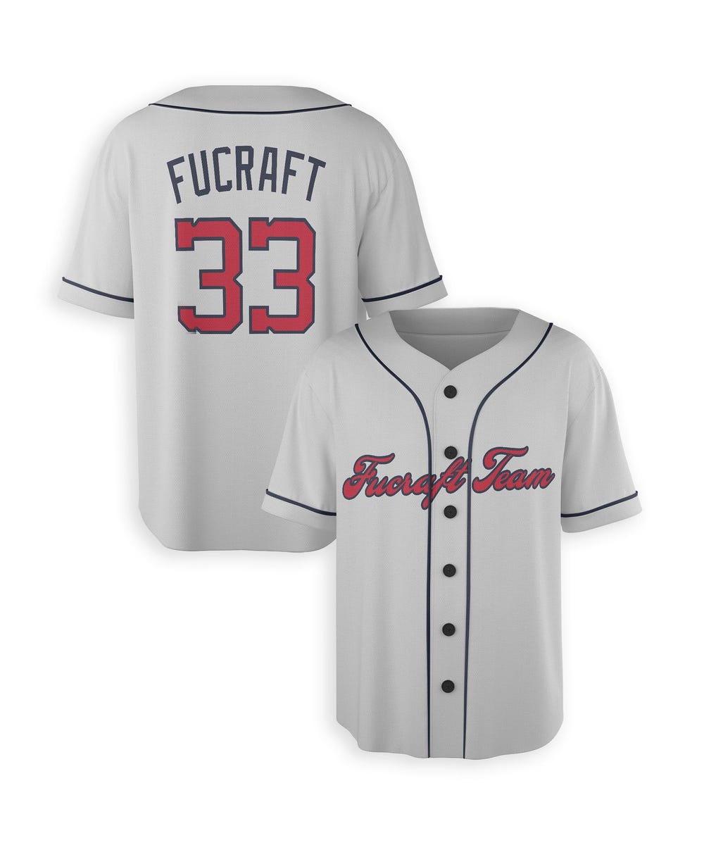 Atlanta Braves Mlb Baseball Jersey Custom Away Limited Baseball Sublimation Printing For Men And Women Options - Gray