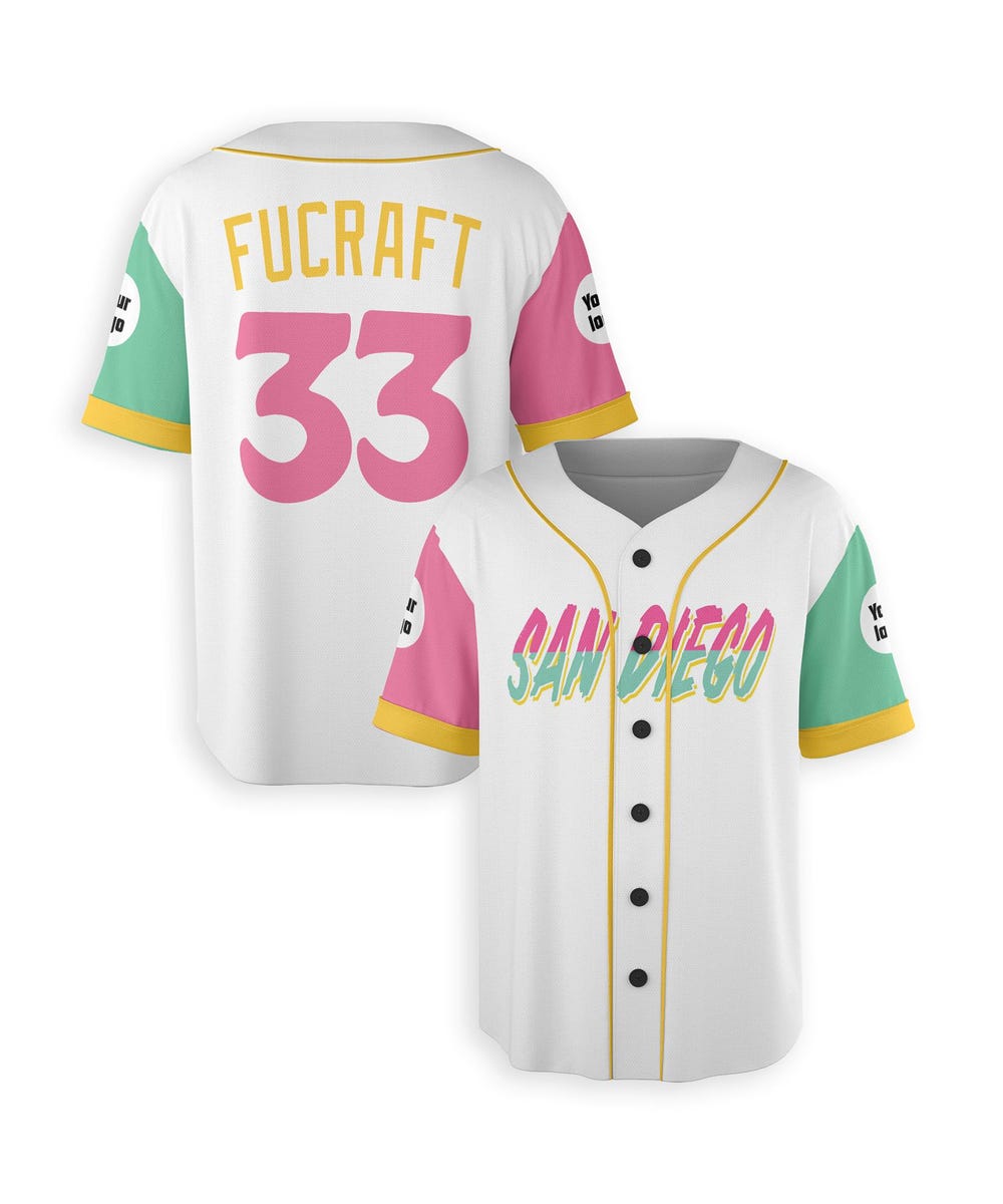 San Diego Padres Mlb Baseball Jersey Custom White And City Connect Player And Custom Baseball Printing For Men And Women