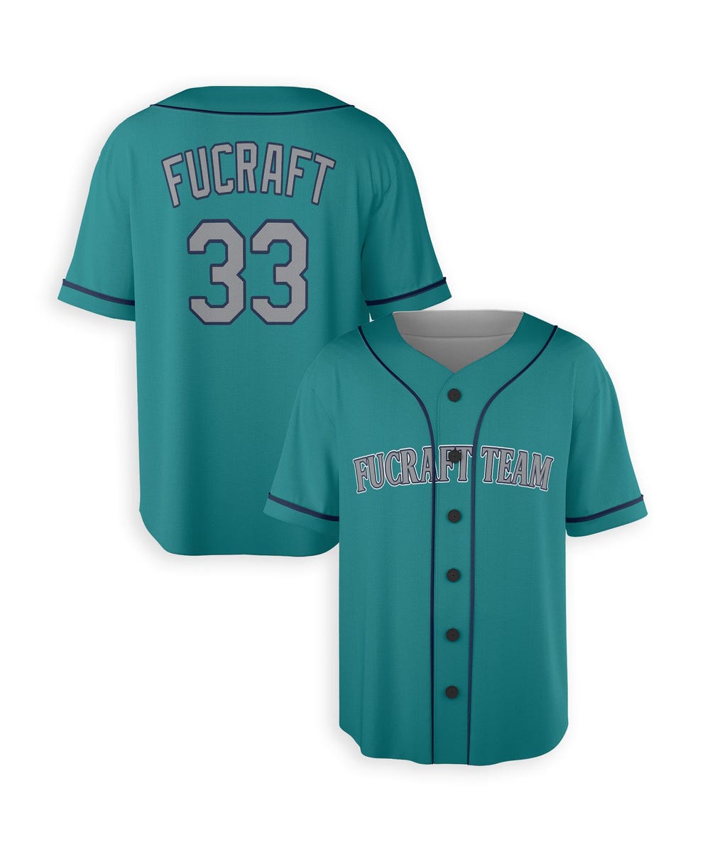 Seattle Mariners Mlb Baseball Jersey Custom Aqua Green Alternate Limited Custom Baseball Printing For Men And Women
