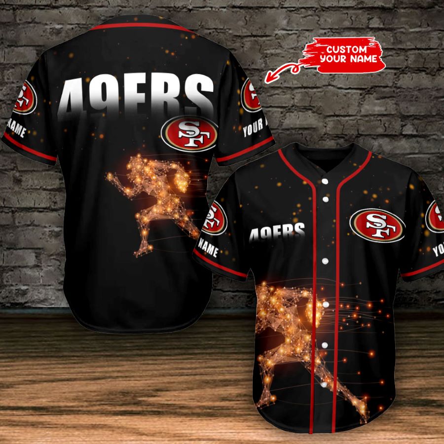 49Ers Personalized Baseball Jersey For NFL Sport Men And Women