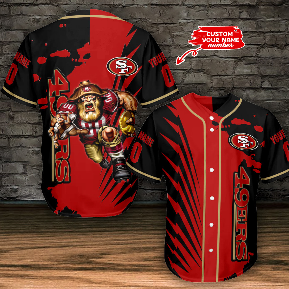 San Francisco 49Ers Spirit Personalized Baseball Jersey For Sport Men And Women