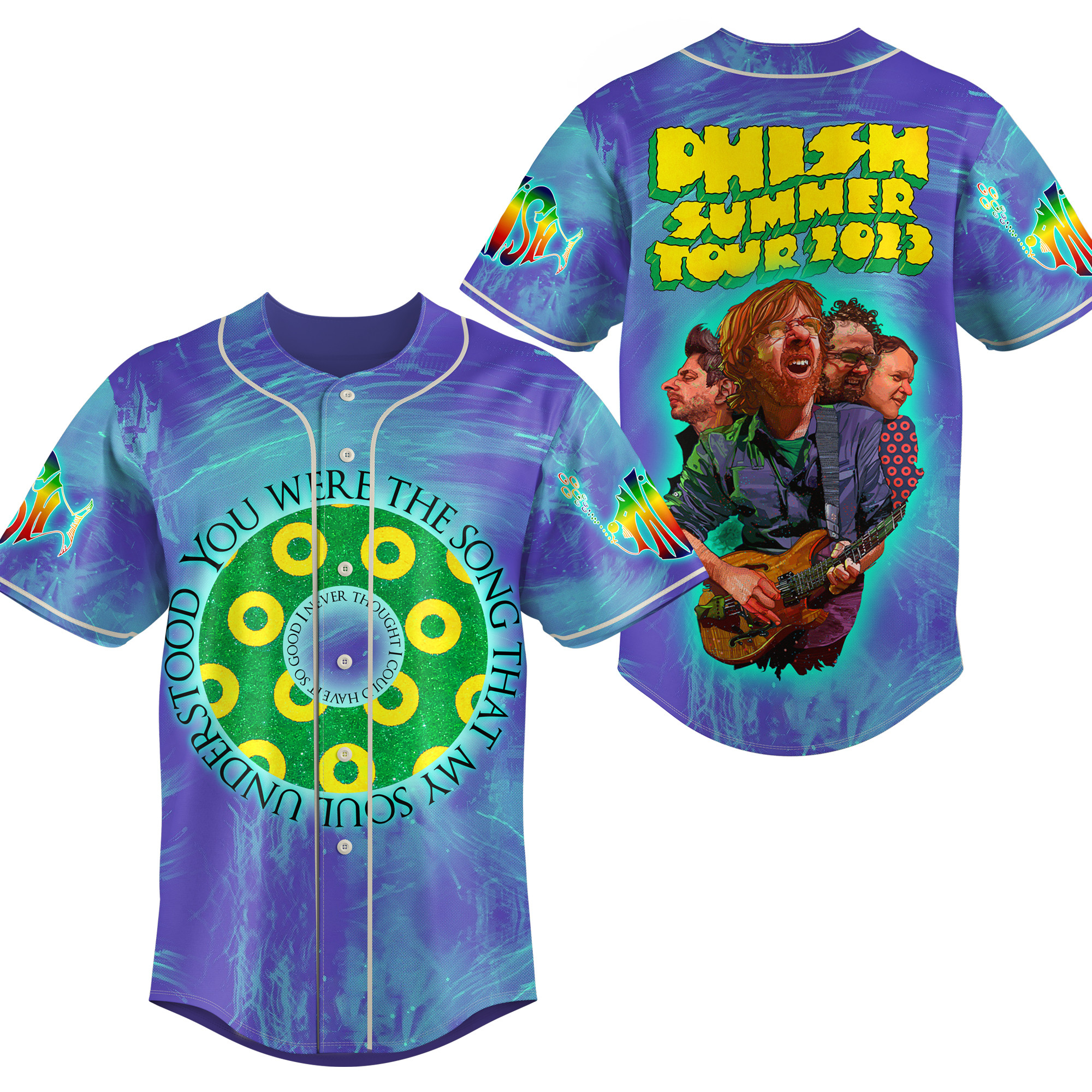 Phish Summer Tour 2023 Baseball Jersey For Fans Men And Women