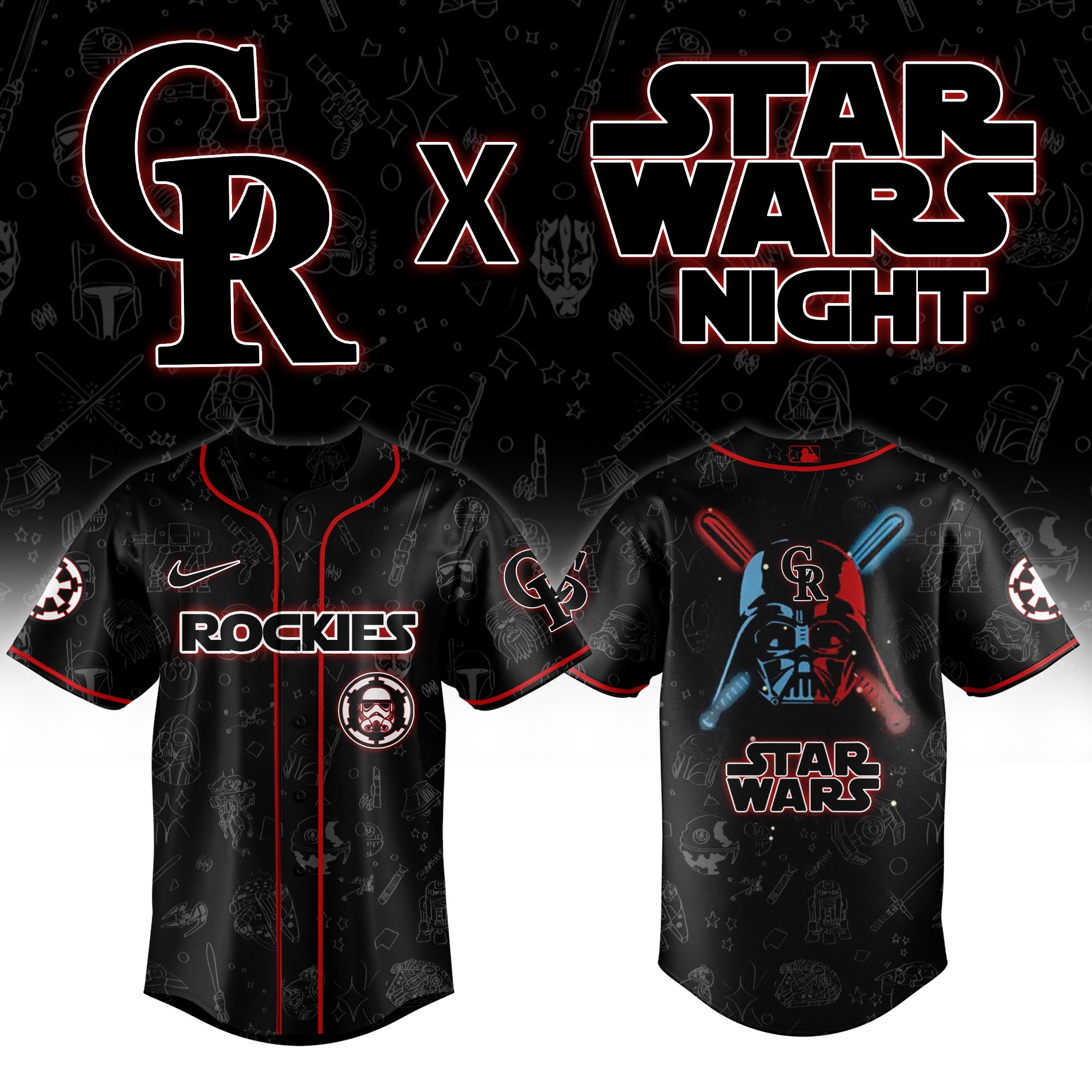 Colorado Rockies 2025 Star Wars Night Limited Jersey
