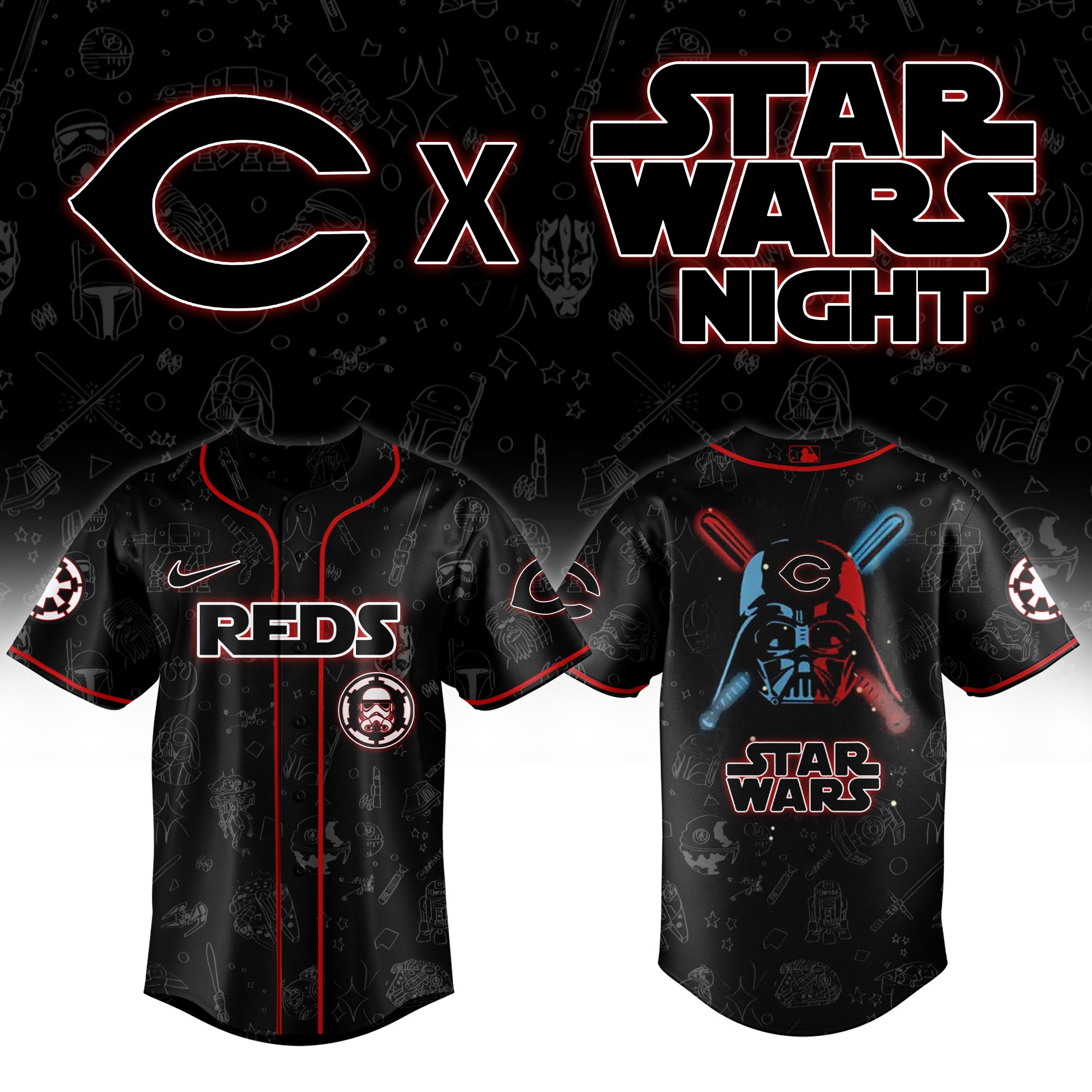 Cincinnati Reds 2025 Star Wars Night Limited Jersey
