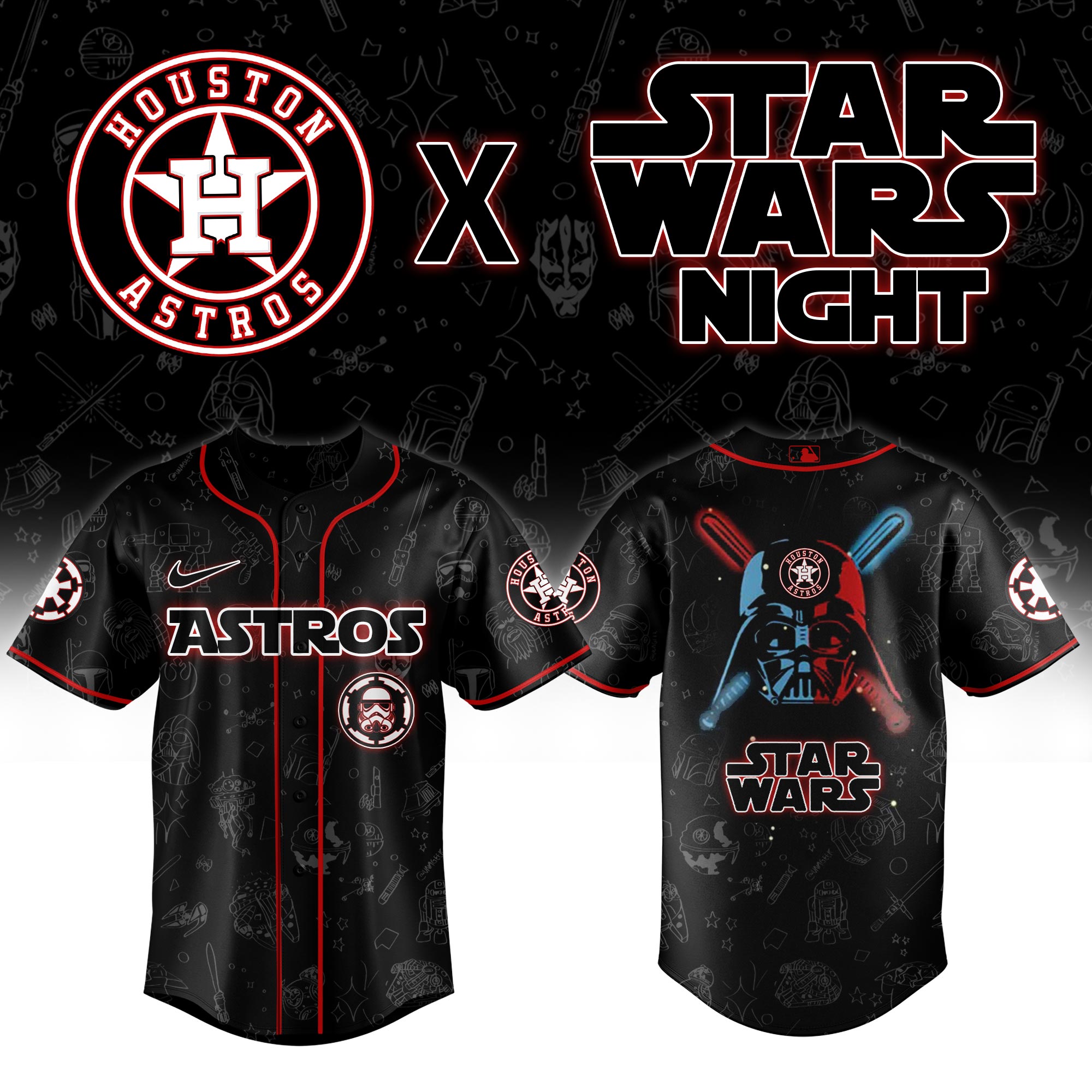 Houston Astros 2025 Star Wars Night Game Limited Jersey