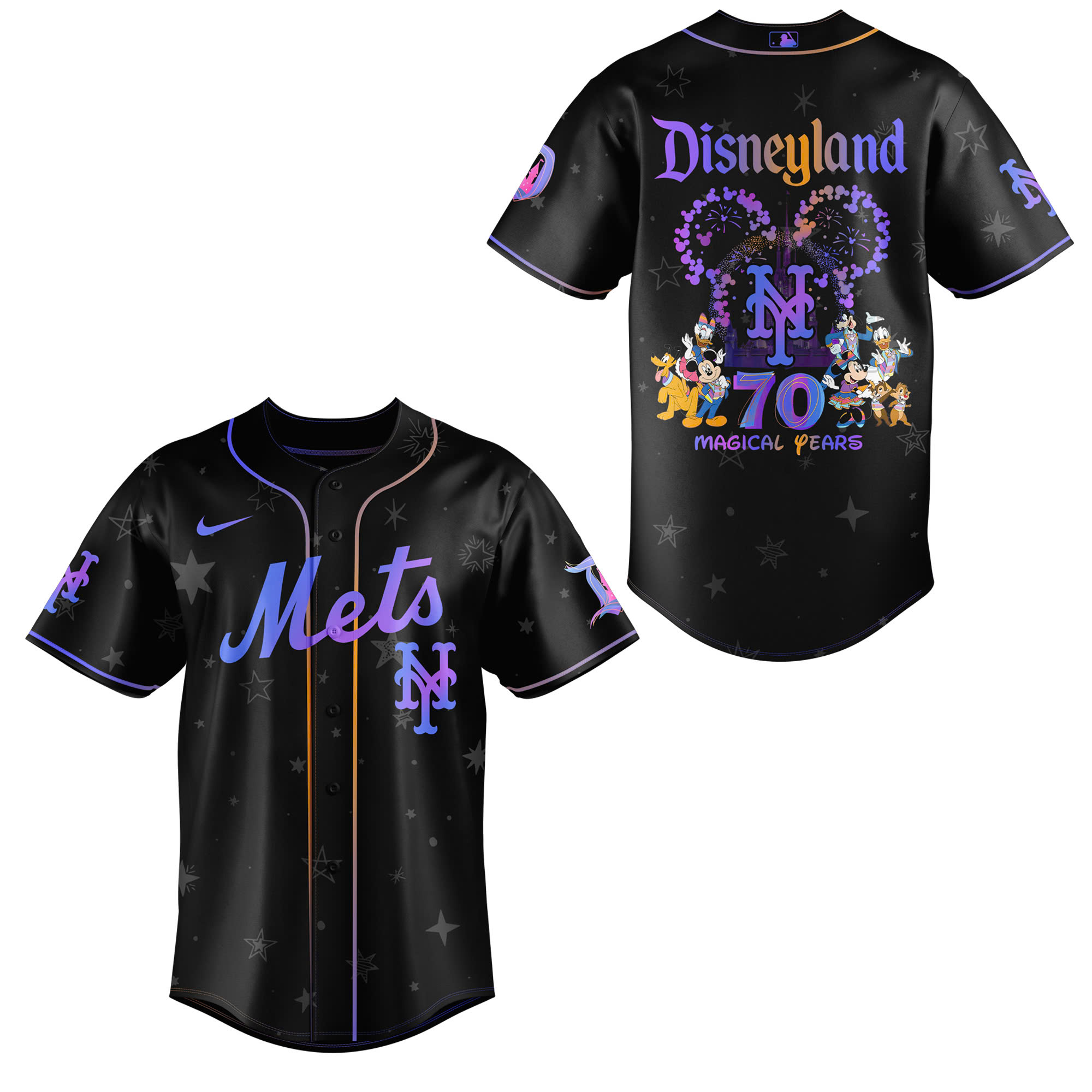 Dsny Land 70th New York Mets Baseball Jersey Limited Edition