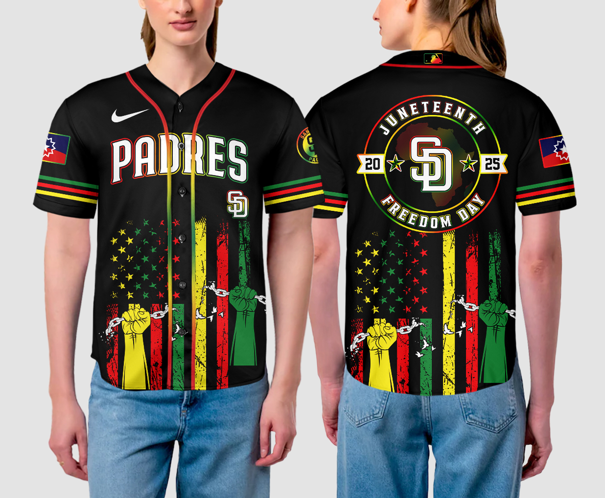 San Diego Padres Juneteenth Day 2025 Baseball Jersey For Men And Women