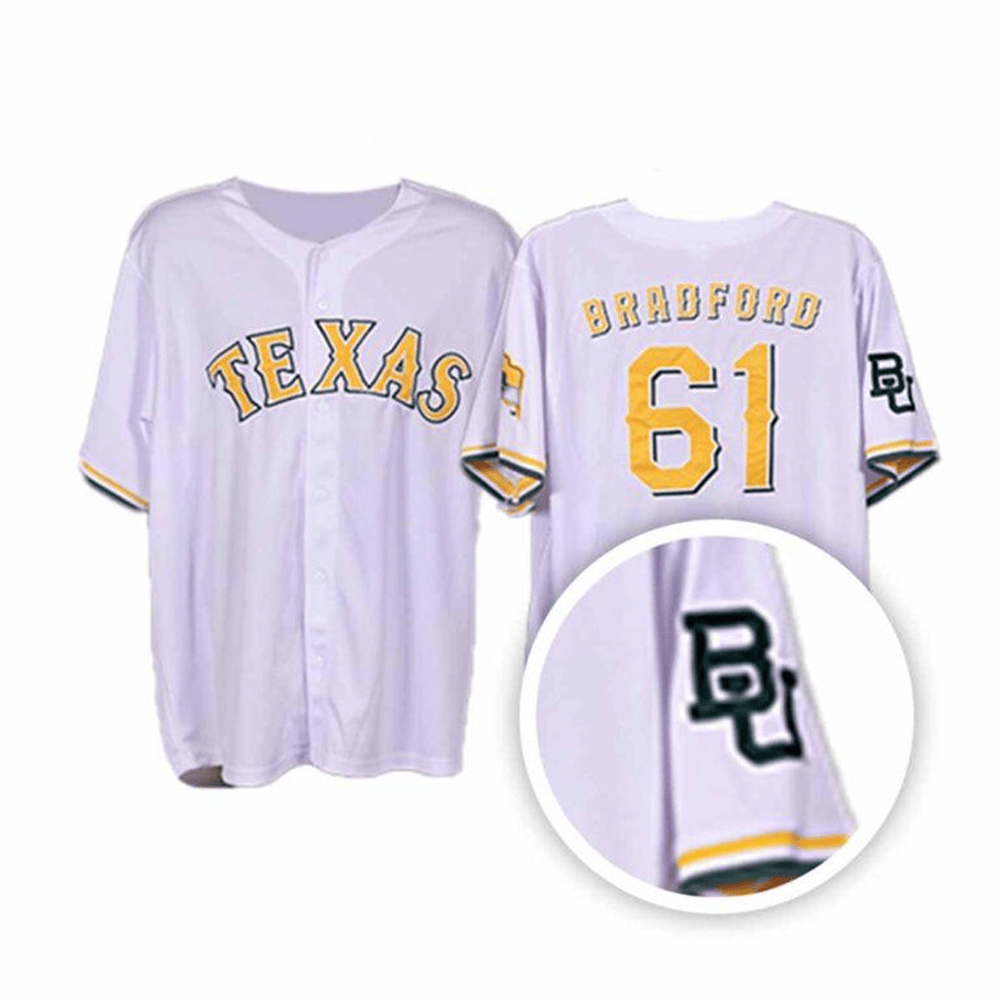 2025 Rangers Baylor Night Bears Spirit No61 Baseball Jersey For Men And Women