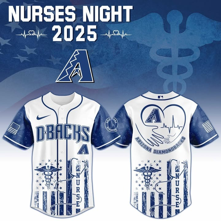 Arizona Diamondbacks x Nurses Night 2025 Sport Baseball Jersey For Men And Women