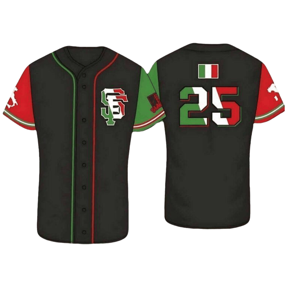 2025 Giants Italian Heritage Night Baseball Jersey For Men And Women