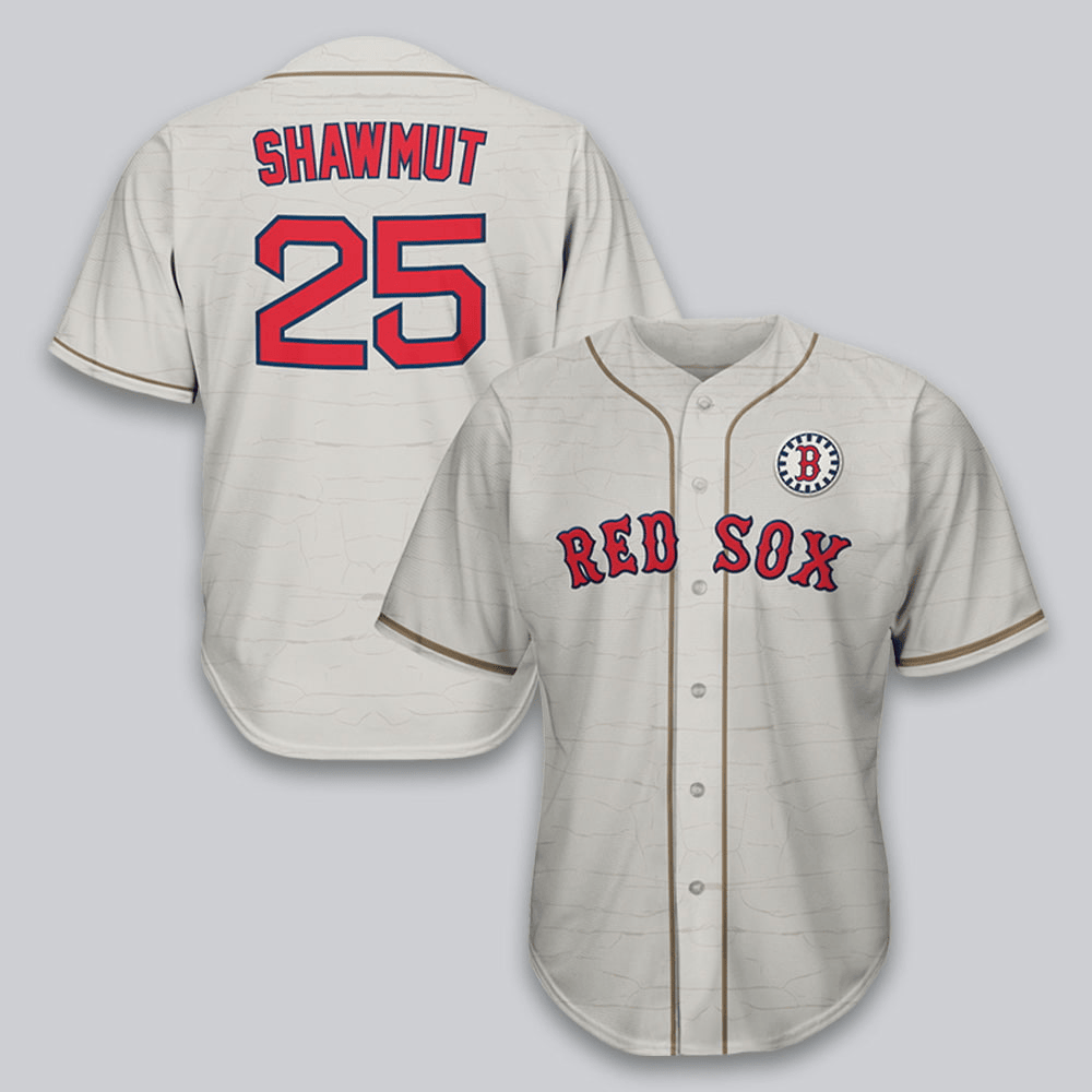 2025 Shawmut #25 Red Sox Native American And American Indian Celebration Baseball Jersey