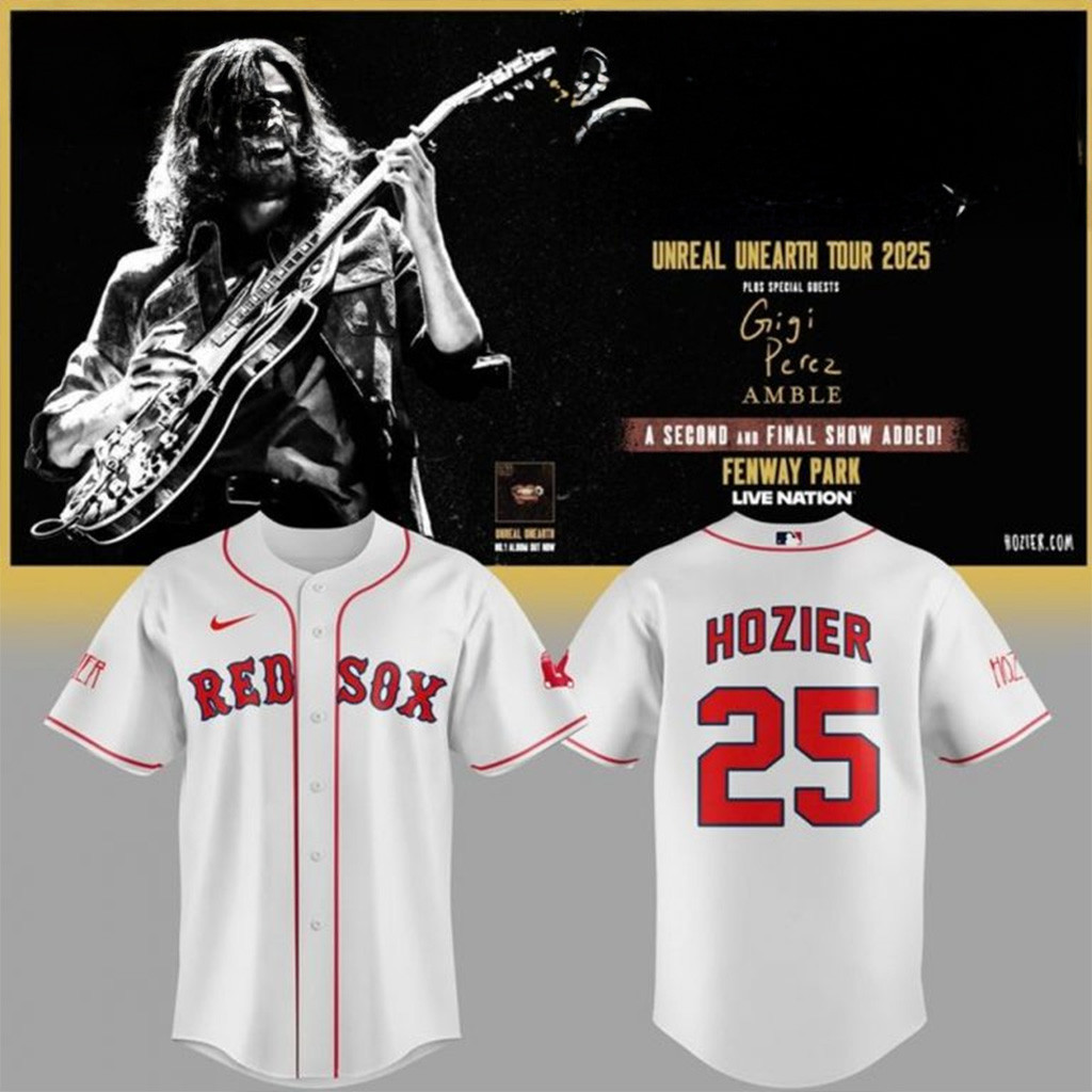Boston Red Sox x Hozier Unreal Unearth Tour Baseball Jersey For Men And Women