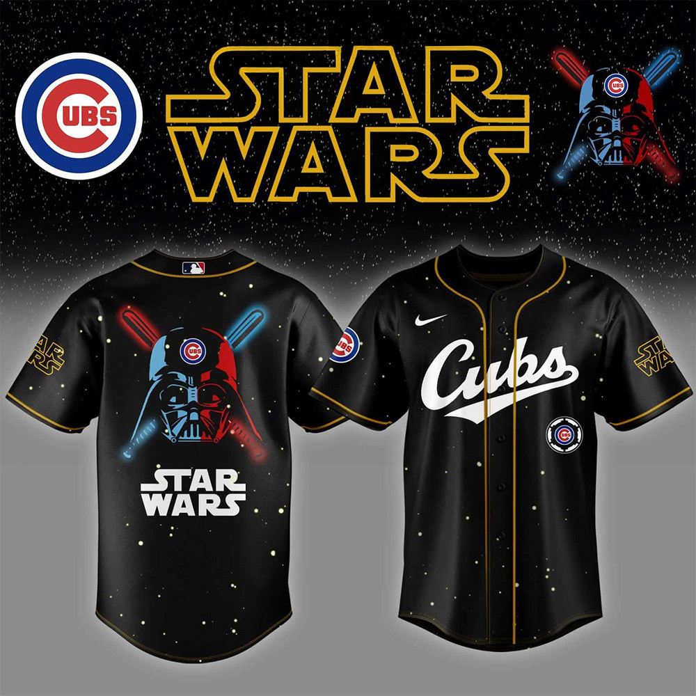 Chicago Cubs MLB x Star Wars 2025 Baseball Jersey For Men And Women