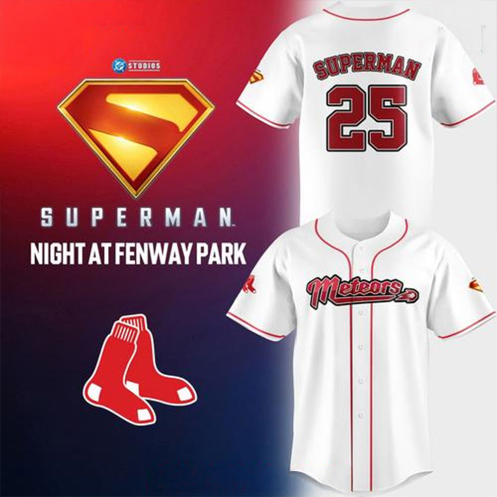 Boston Red Sox Superman Night Metropolis Meteors 2025 Baseball Jersey For Men And Women