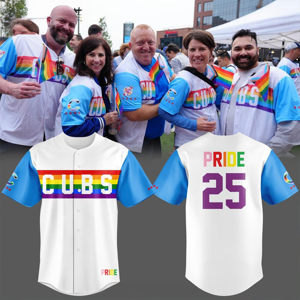 Chicago Cubs Pride #25 Celebration 2025 Baseball Jersey For Men And Women