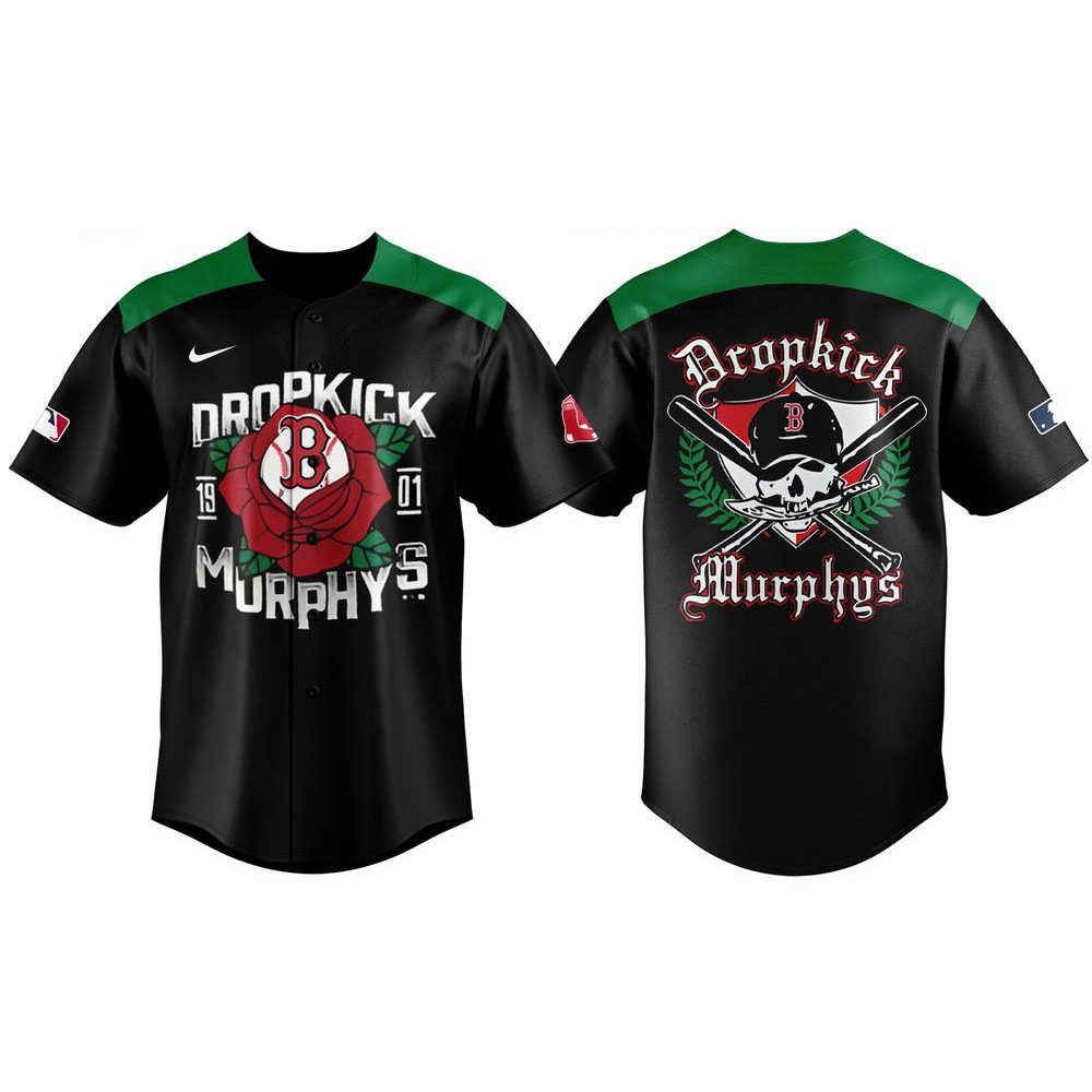 Boston Red Sox X Dropkick Murphys Night 2025 Baseball Jersey For Men And Women