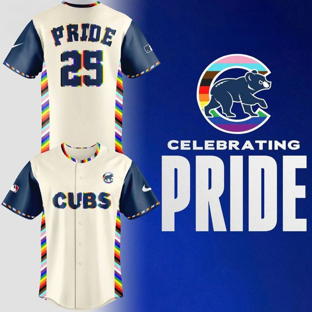 Chicago Cubs MLB Pride Night 2025 Baseball Jersey For Men And Women