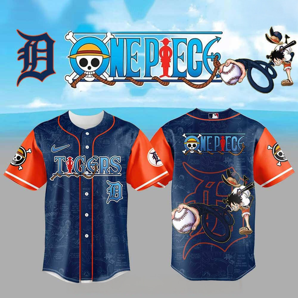 Detroit Tigers One Piece Night Game Baseball Jersey For Men And Women Limited Edition