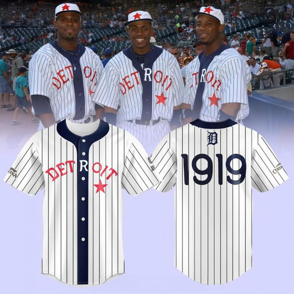 Detroit Tigers 1919 Black In Baseball Jersey For Men And Women