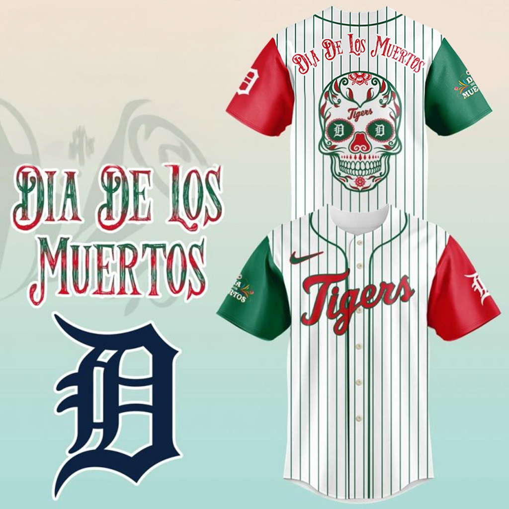 Detroit Tigers x Dia De Los Muertos 2025 Baseball Jersey