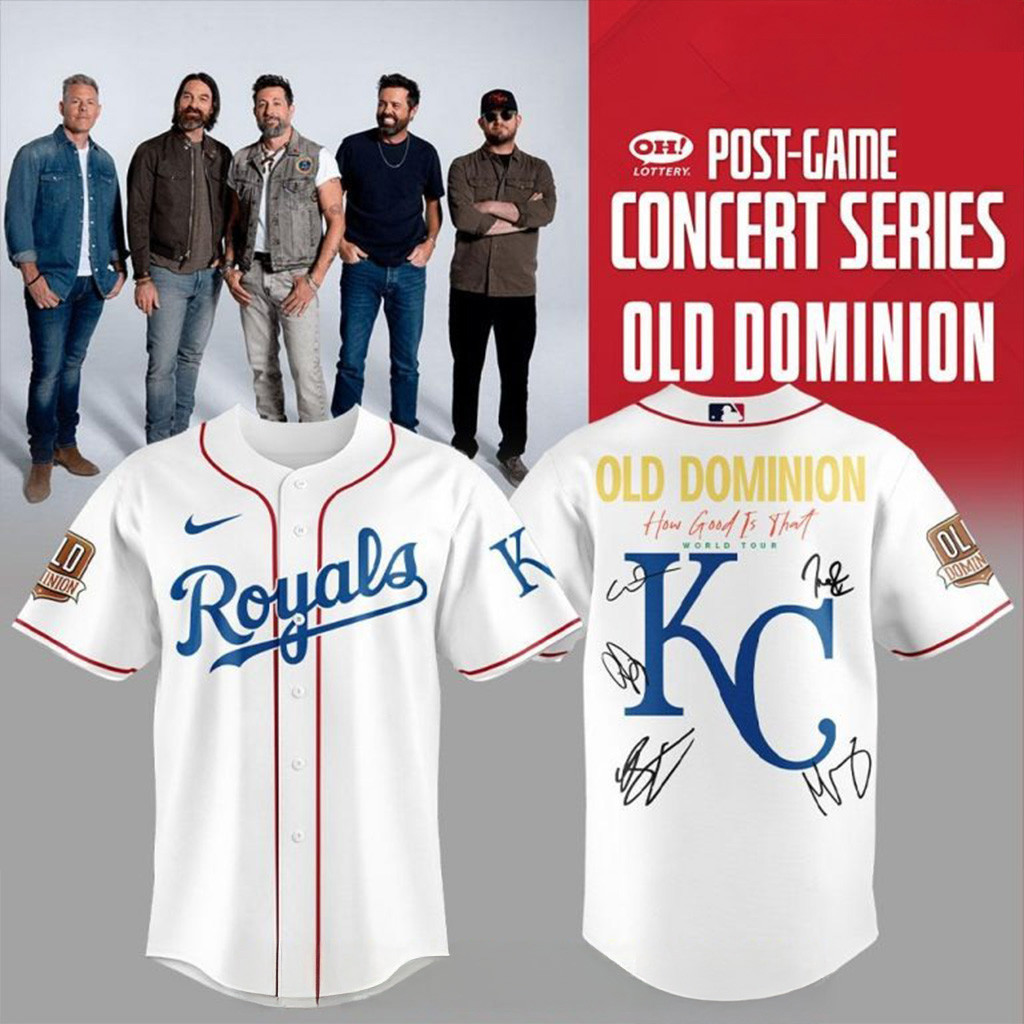 Kansas City Royals MLB Old Dominion Show Special Edition Baseball Jersey