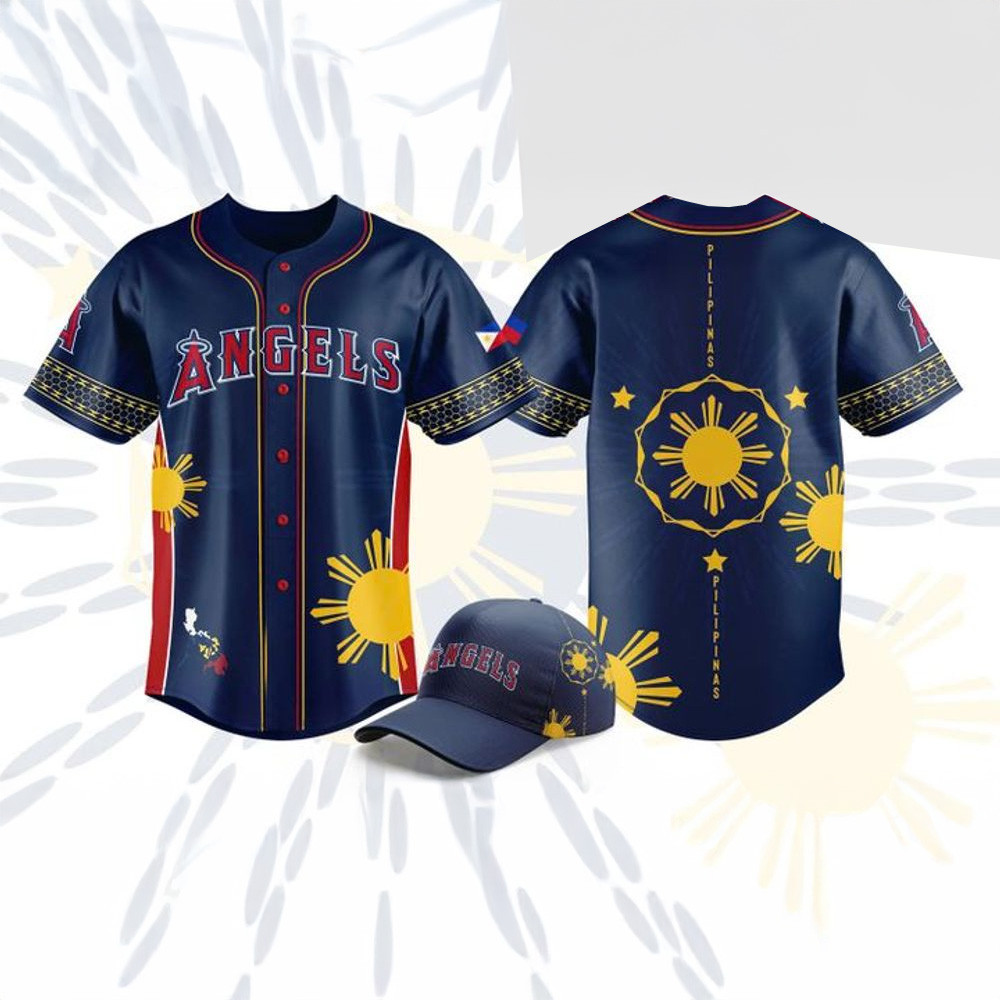 Los Angeles Angels x 2025 Filipino Heritage Nights Baseball Jersey