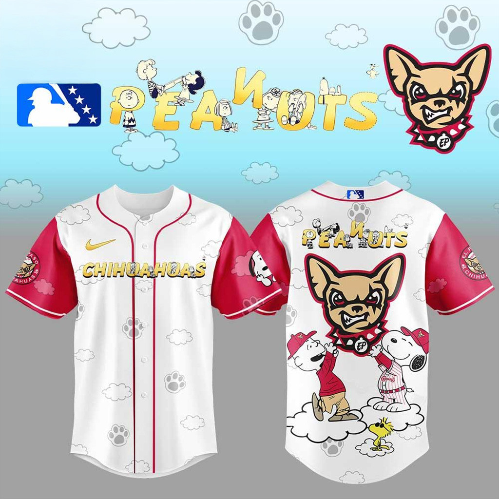 El Paso Chihuahuas x Peanuts Baseball Jersey For Men And Women