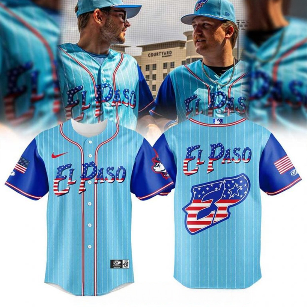 El Paso Chihuahuas Independence Day 2025 Special Baseball Jersey