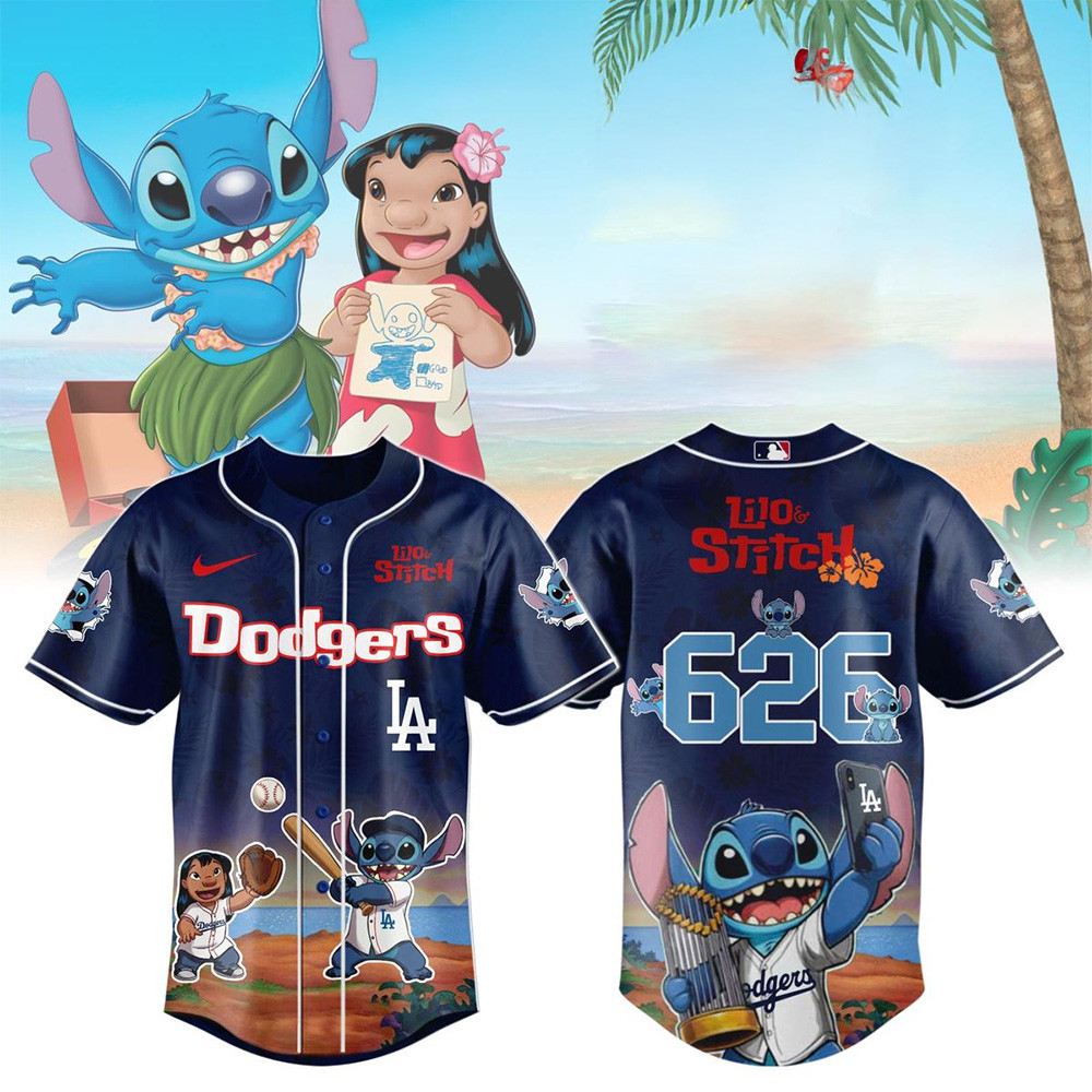 Los Angeles Angels Lilo And Stitch 626 Baseball Jersey For Men Women And Kids