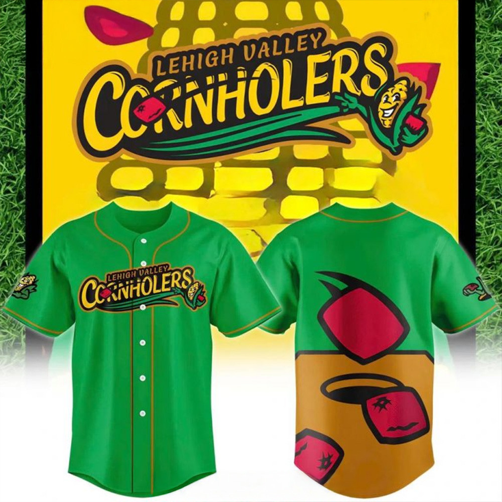 Lehigh Valley IronPigs Valley Cornholers Special Baseball Jersey For Men And Women