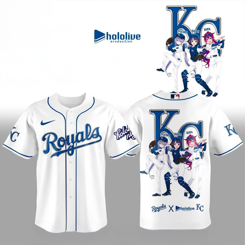 Kansas City Royals X Hololive Night Collaboration Baseball Jersey