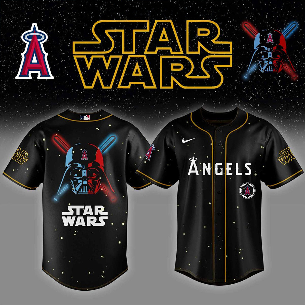 Los Angeles Angels MLB x Star Wars 2025 Baseball Jersey For Men And Women